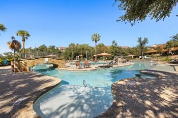 Sparkling pool